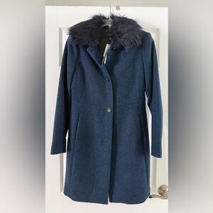 Banana Republic Blue Tailored Coat